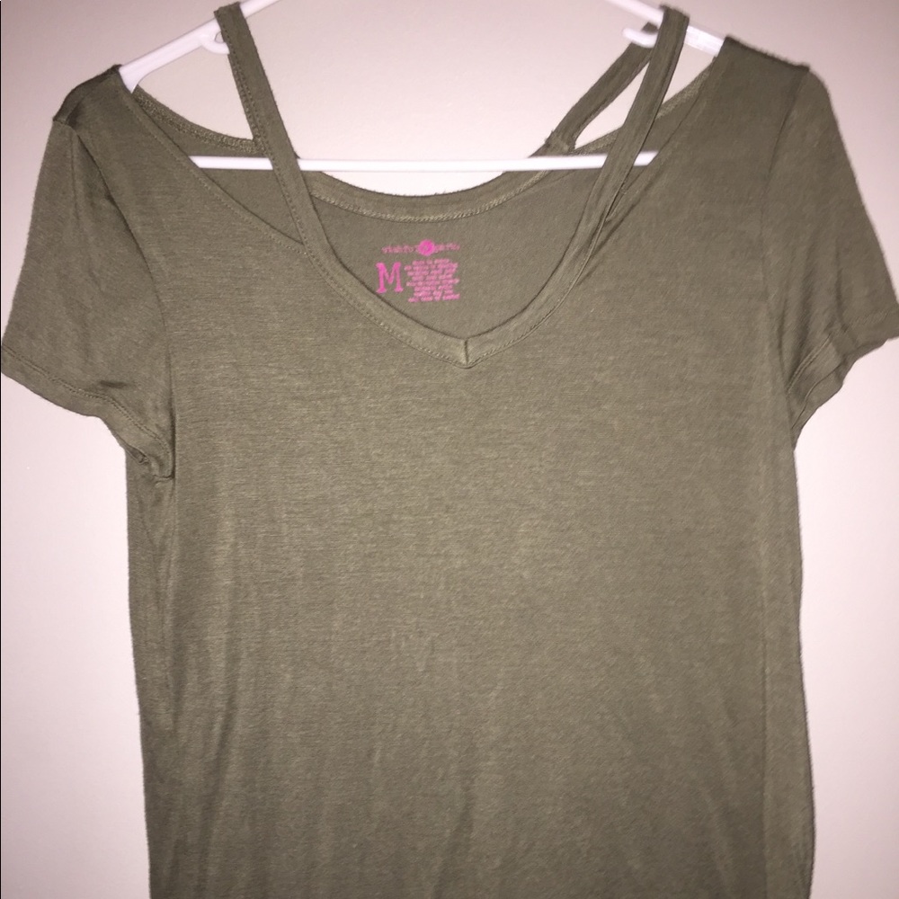 Open Shoulder Tee